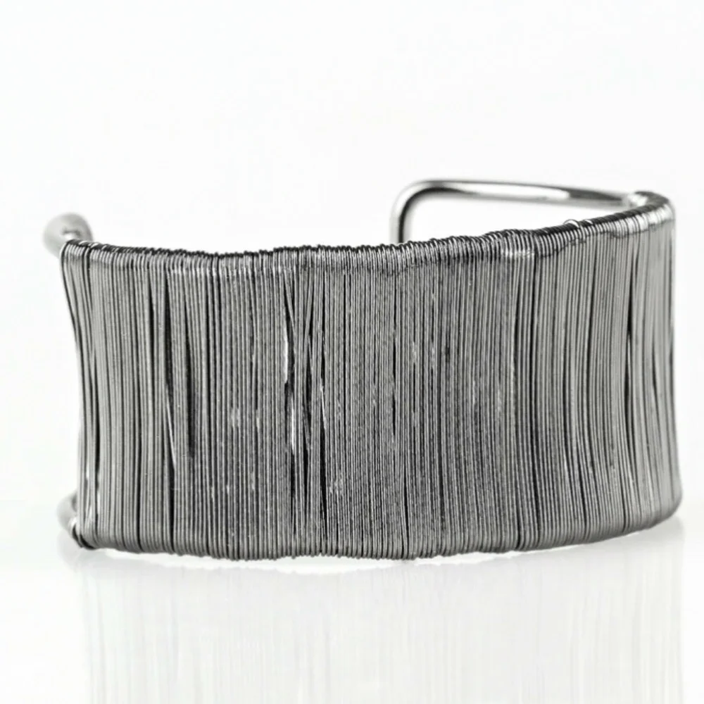 Nwt Women's 3pc Gunmetal Choker/Earrings/Bangle Statement Set